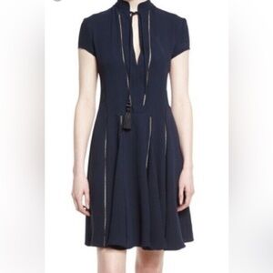 Derek Lam Navy Silk Dress
